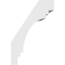 Ekena Millwork 5-in. W x 8-in. D x 12-in. H Pescadero Architectural Grade PVC Knee Brace BRCP05X08X12PEC - alternate 6